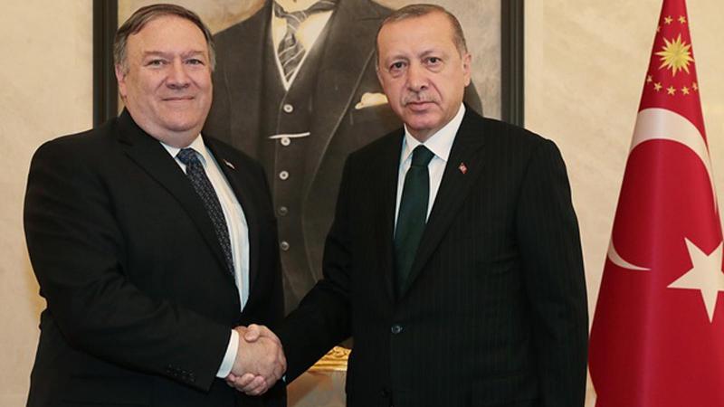 Erdoğan, Pompeo görüşmesi sona erdi