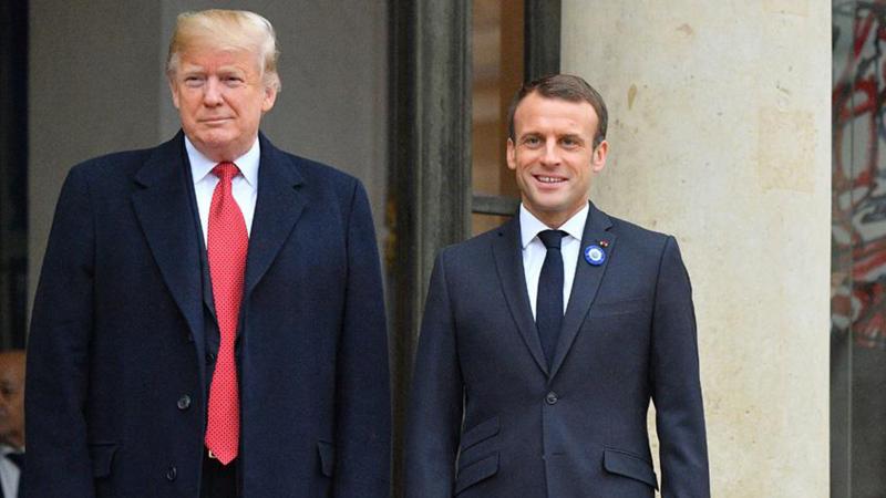 Macron'dan Trump'a 'Avrupa Ordusu' yanıtı