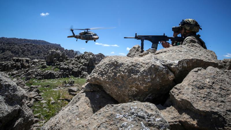 Zap, Avaşin-Basyan ve Çukurca'da silahlı 9 terörist etkisiz hale getirildi