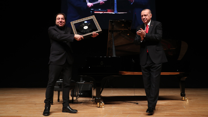 Cumhurbaşkanı Erdoğan, Fazıl Say'ın konserini izledi