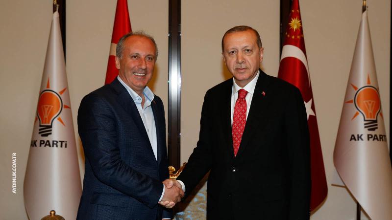 Cumhurbaşkanı Erdoğan-Muharrem İnce görüşmesi sona erdi
