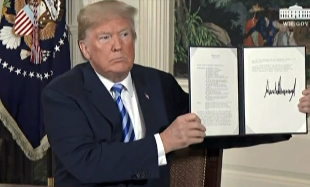 Trump açıkladı! ABD, İran ile nükleer anlaşmadan çekildi