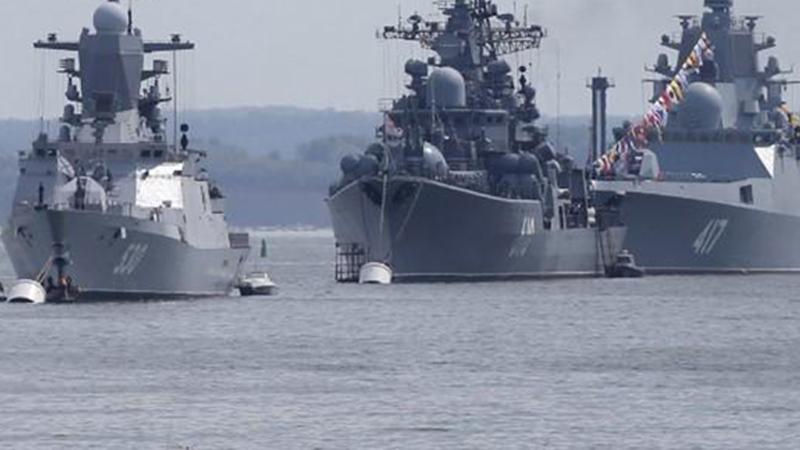 Rus donanması da Suriye kıyılarında