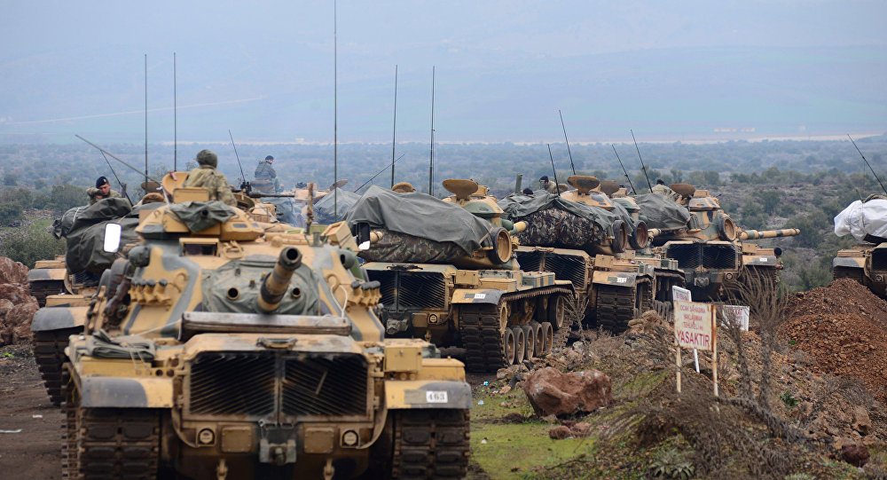 TSK: Zeytin Dalı Harekatı'nda bir tank saldırıda isabet aldı
