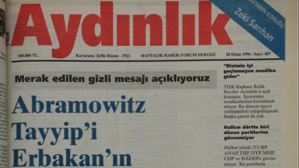 Erdoğan's Secret Masters Revealed in 1996
